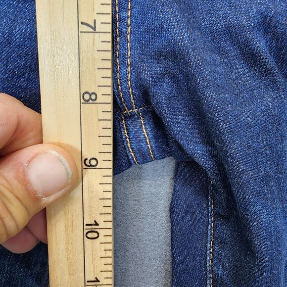 FRAME Denim Womens Jeans Size 28 Mid Rise Blue Dark Wash Skinny Ankle Stretch - Picture 6 of 16